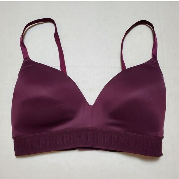 Pink Victoria's Secret Wear Everywhere Wireless Lightly Lined Bra 32D - Picture 1 of 5